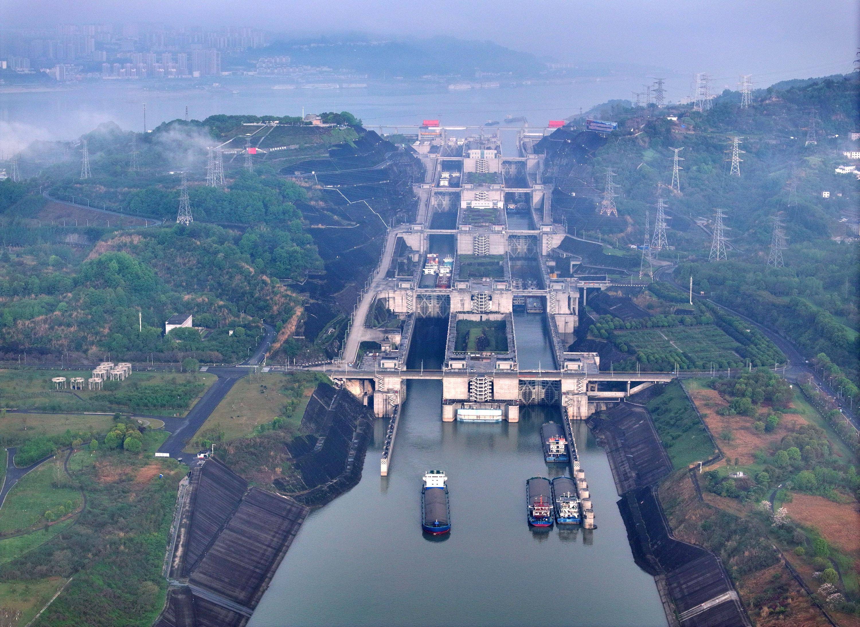 三峡北线船闸2024年计划性检修结束恢复通航