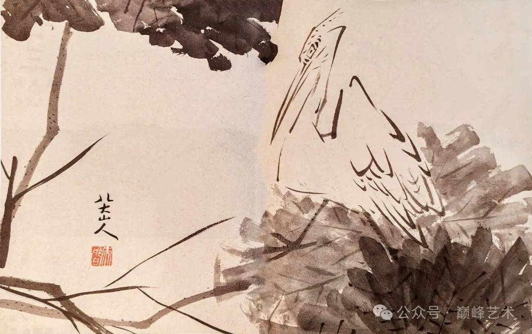 每日一画白鹭图