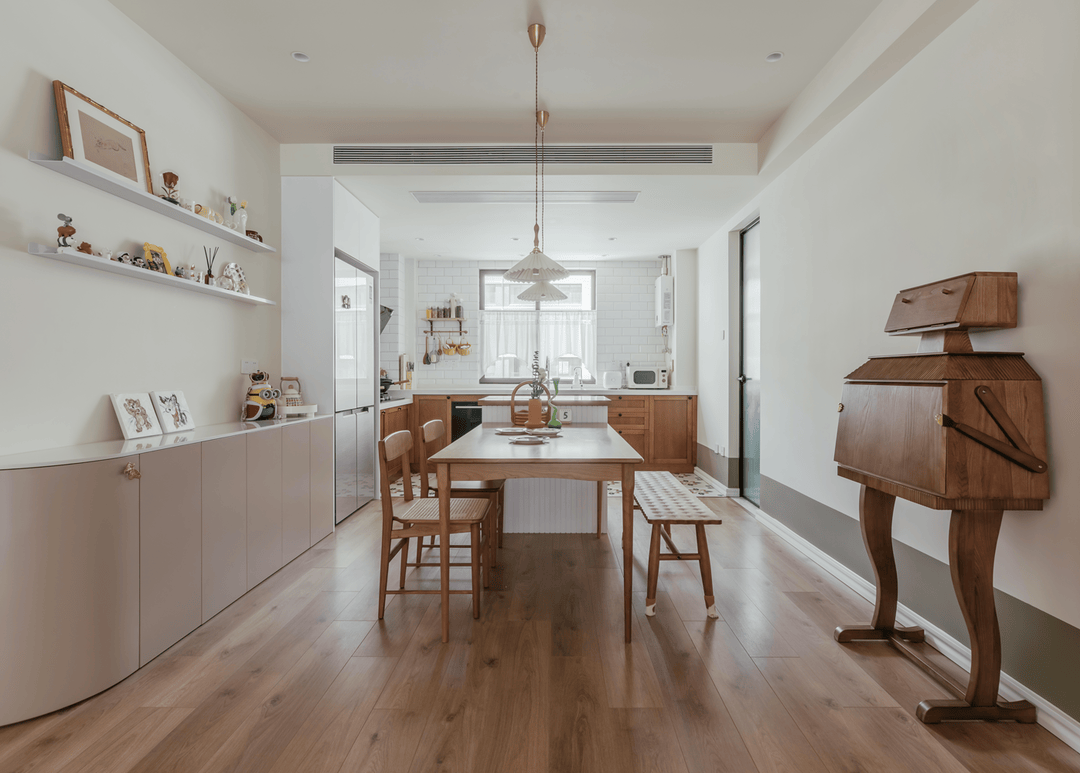 123㎡复古家居,简约而不凡,低调中透露着惊艳之美_空间_设计_装修