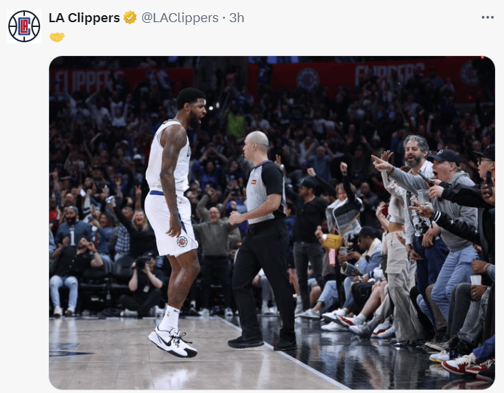 乔治完成绝杀后也朝着球迷们怒吼,他在末节10中6,三分4中2,罚球9中9