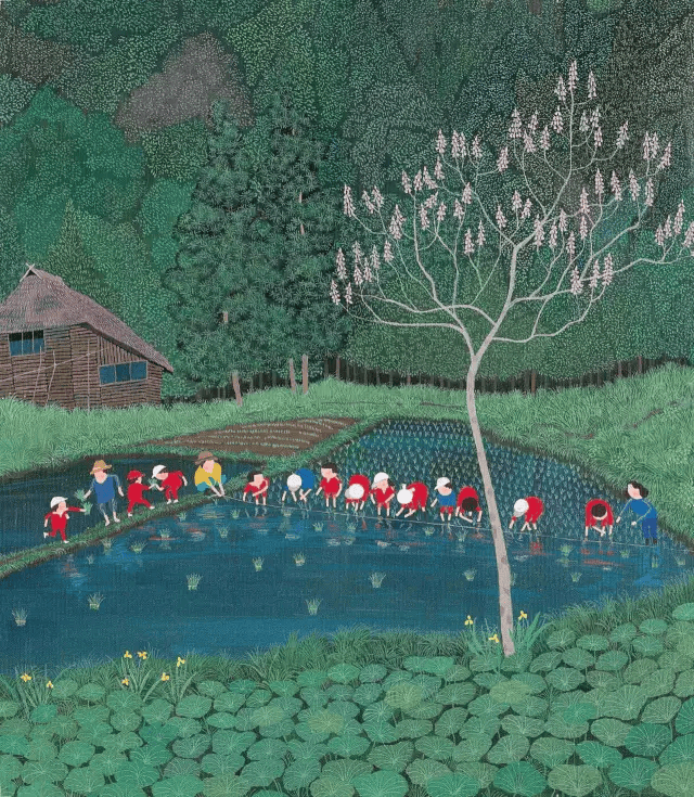 数不尽的田野风情与乡愁思绪_原田泰_日本_艺术