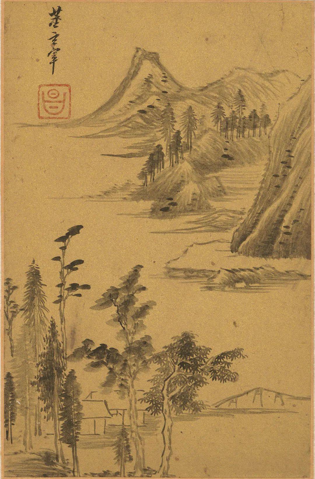 董其昌高清山水细微之处见精妙