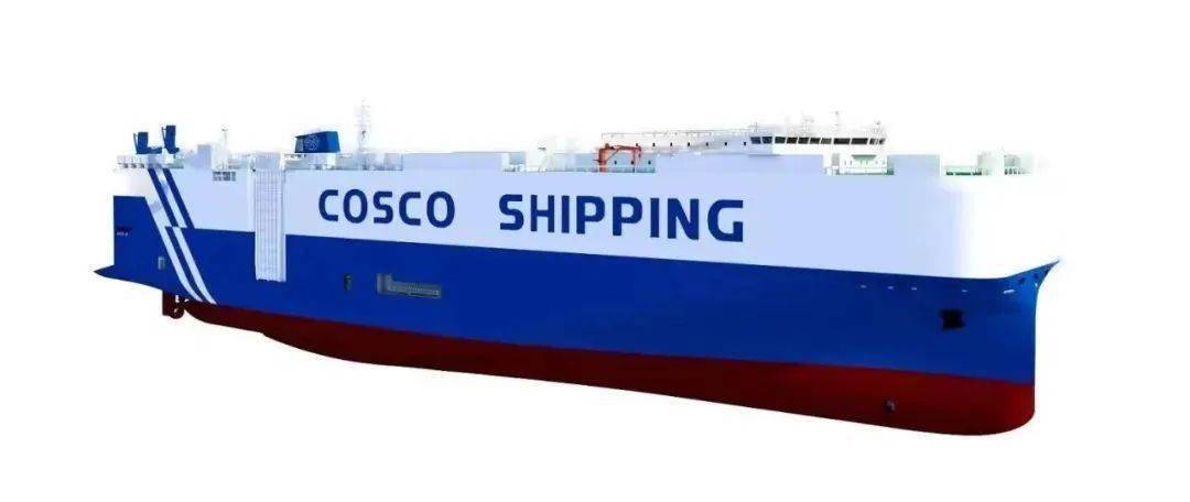 又一艘远海汽车船7000车pctc在广船国际开工