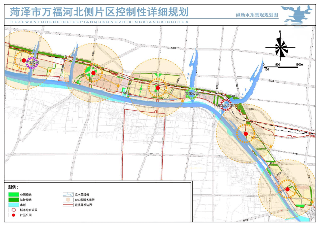菏泽道路规划图图片