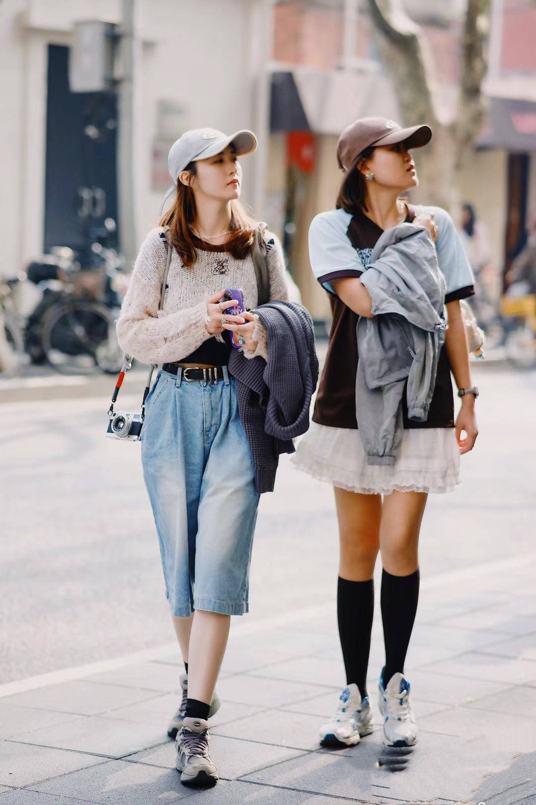 看上海街拍才明白春夏穿衣就要酷一点时髦醒目太高级