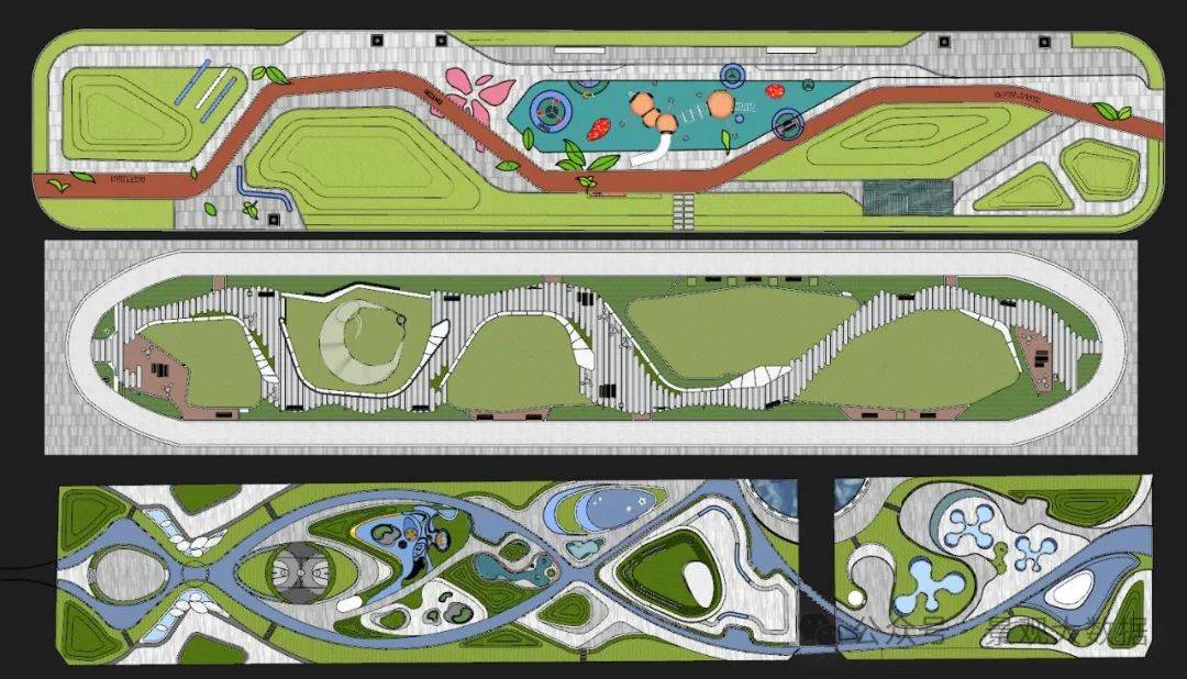 万科做的口袋公园,很酷!附方案文本ppt&精品su模型_景观_数据_com
