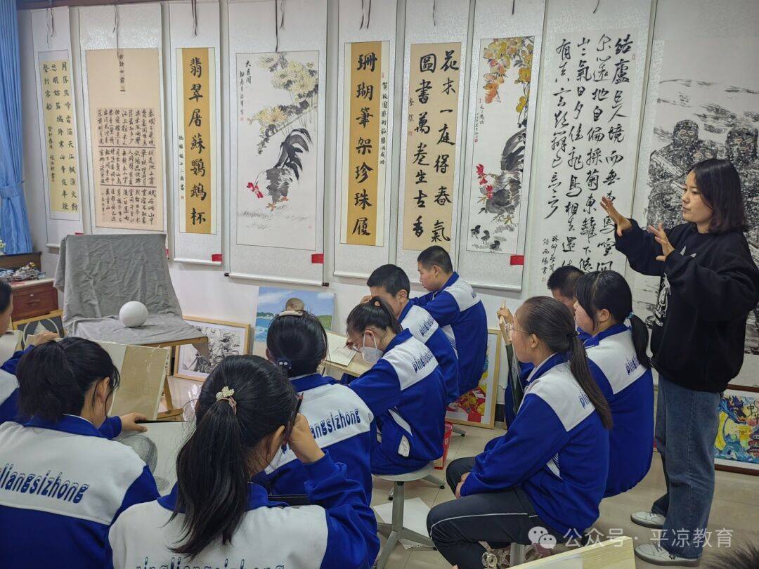 校园课程超市点亮青春个性之光平凉四中社团活动见闻