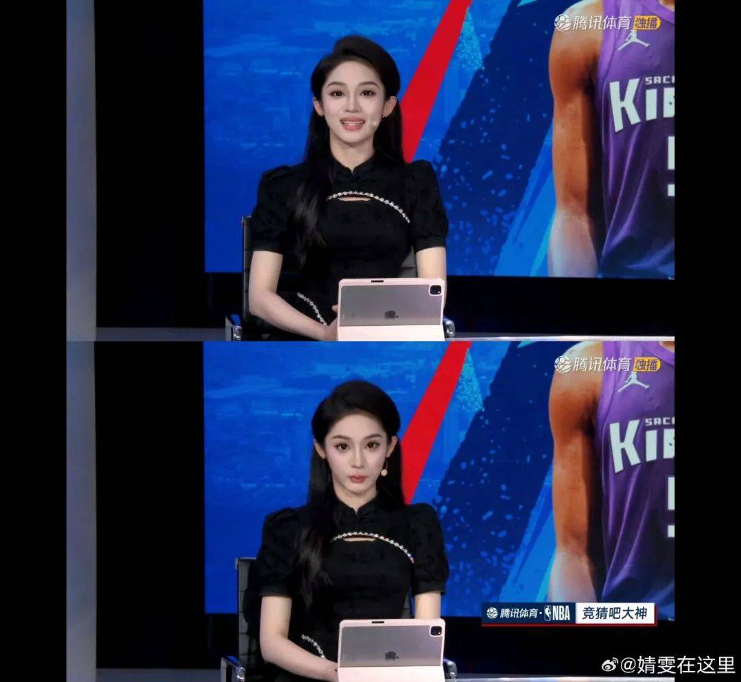 nba女主播这腿太长了