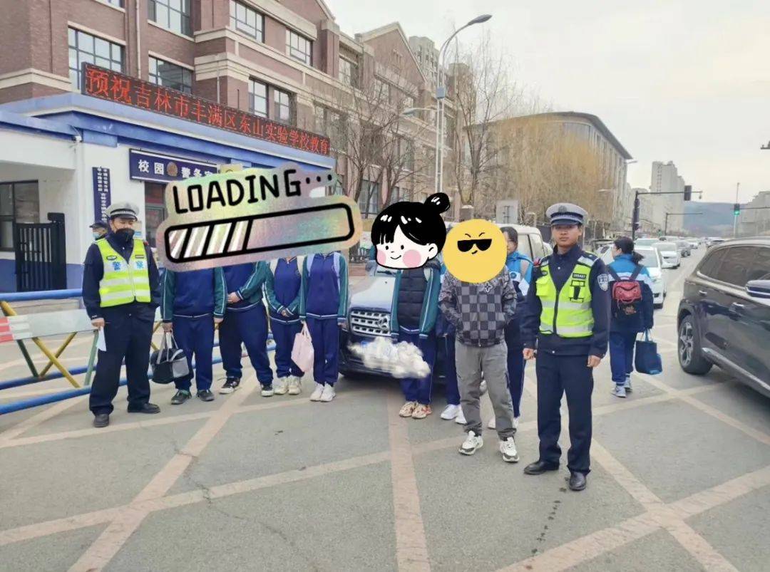 丰满交巡警从严查处黑校车