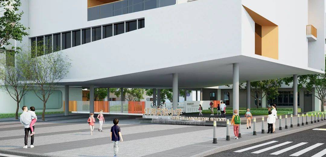 新增超4000个学位！佛山多所新改扩建学校最新进展→_小学_教学区_设计