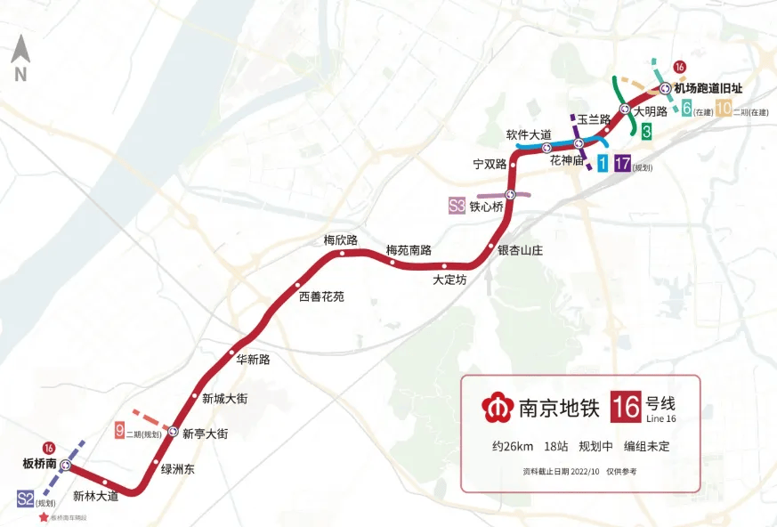 南京14号线地铁线路图图片