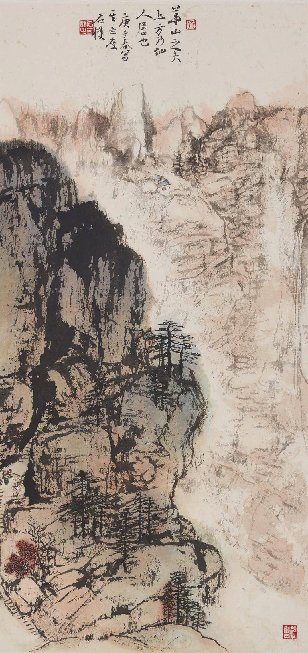 石朴山水画欣赏!