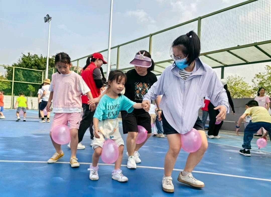 玉塘街道玉律社区举办亲子趣味运动会 推动社区和谐家庭建设