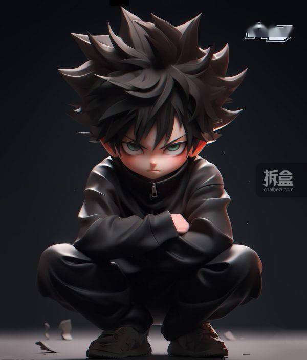 rzstudio伏黑惠咒术回战同人日漫q版可爱潮流手办摆件