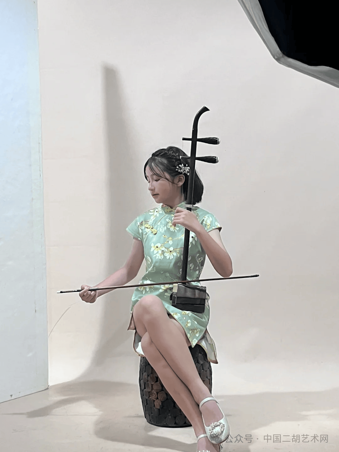 二胡女孩写真如诗如画