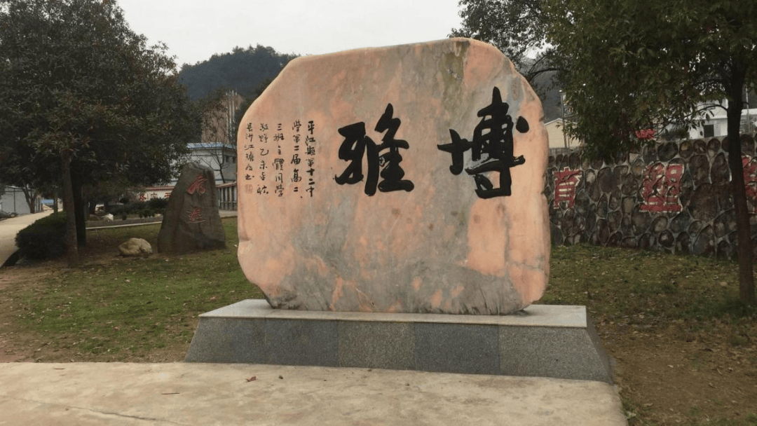 平江县第十二中学从大山石缝中盛开