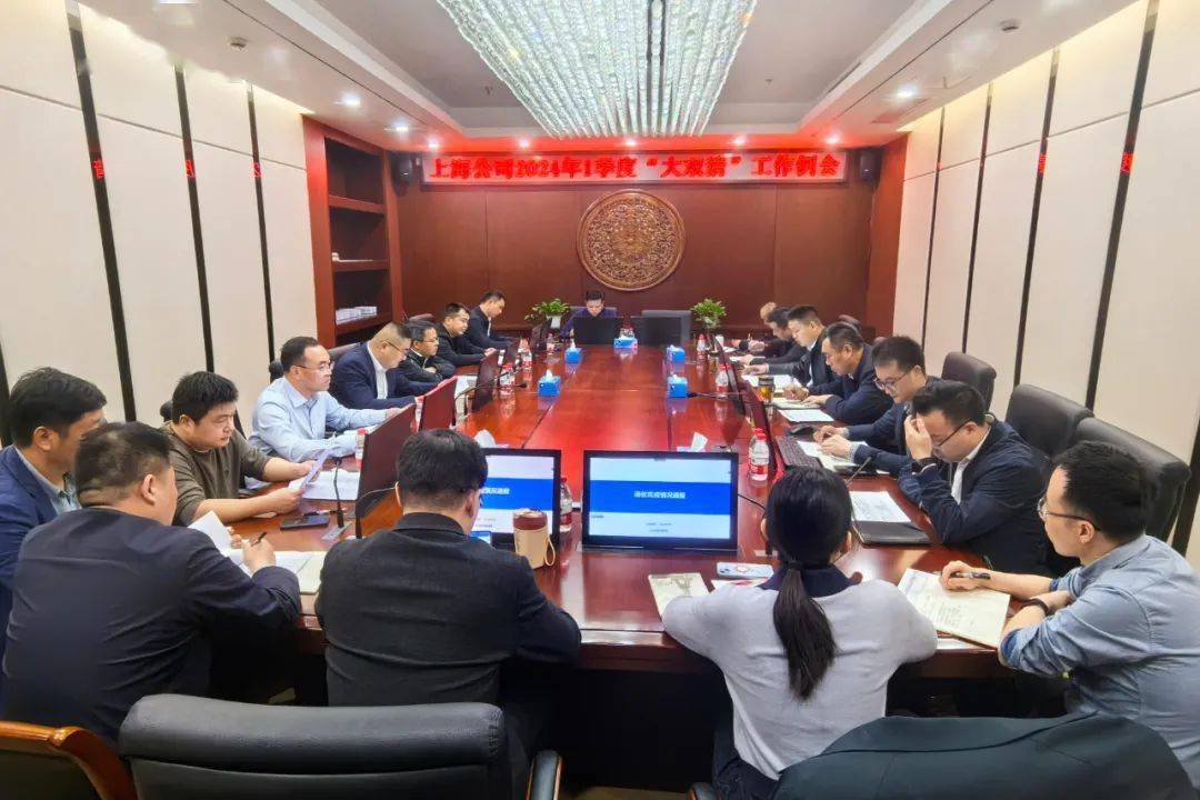 中铁四局上海公司召开2024年一季度大双清工作例会