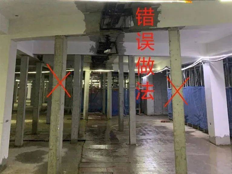 我见过最标准的后浇带施工现场!