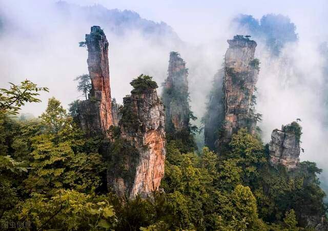 湖南张家界国家森林公园旅游 ,熬夜整理