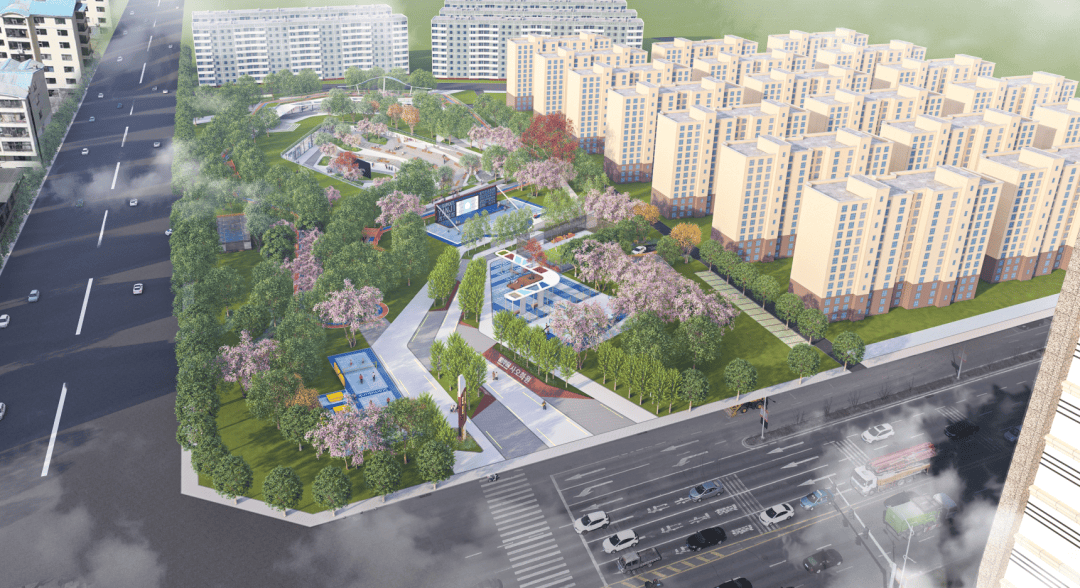 延吉东部城区,休闲健身公园!(年底竣工)