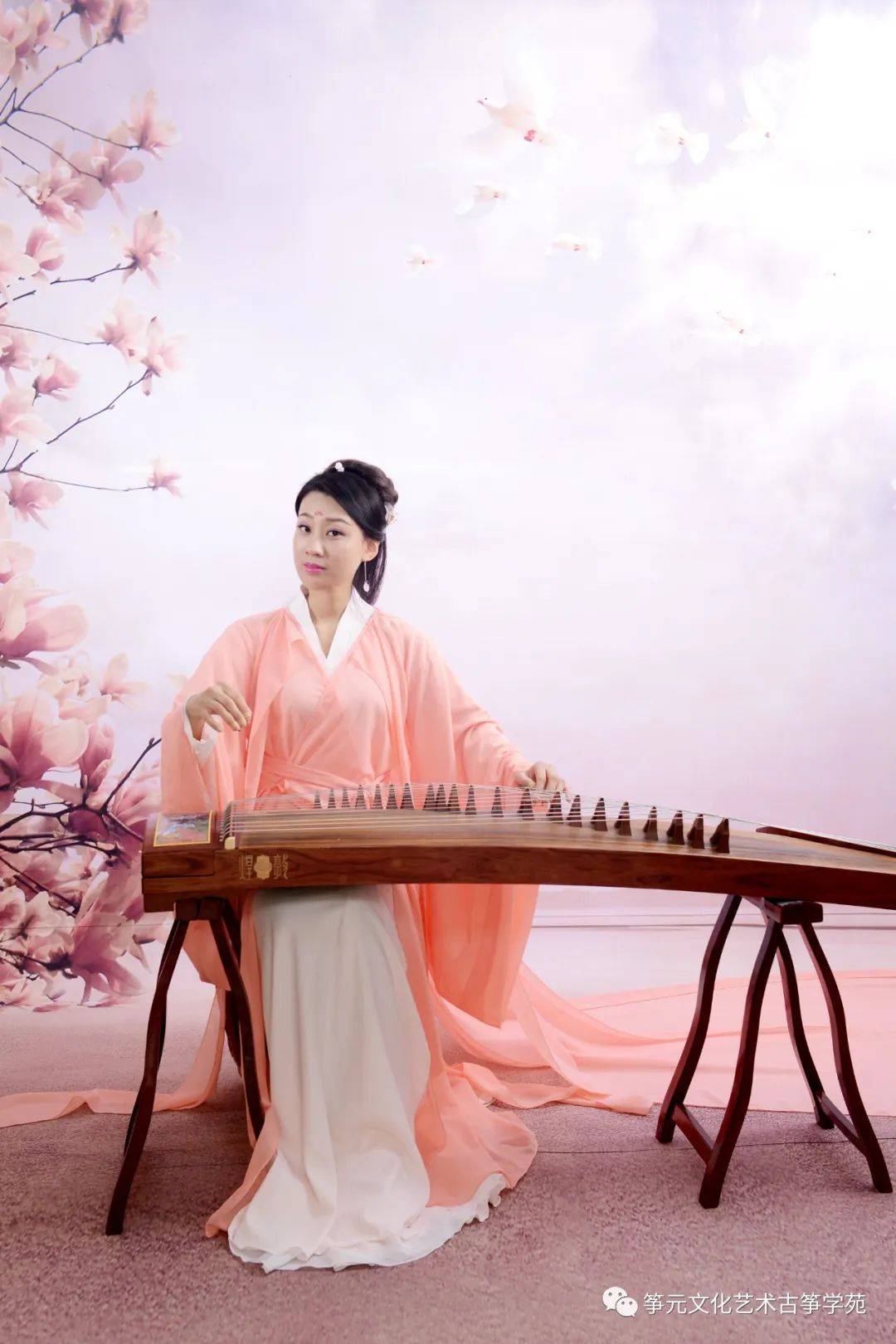 【筝演奏】筝元校长mv独奏《我愿意》_古筝_教学_中国