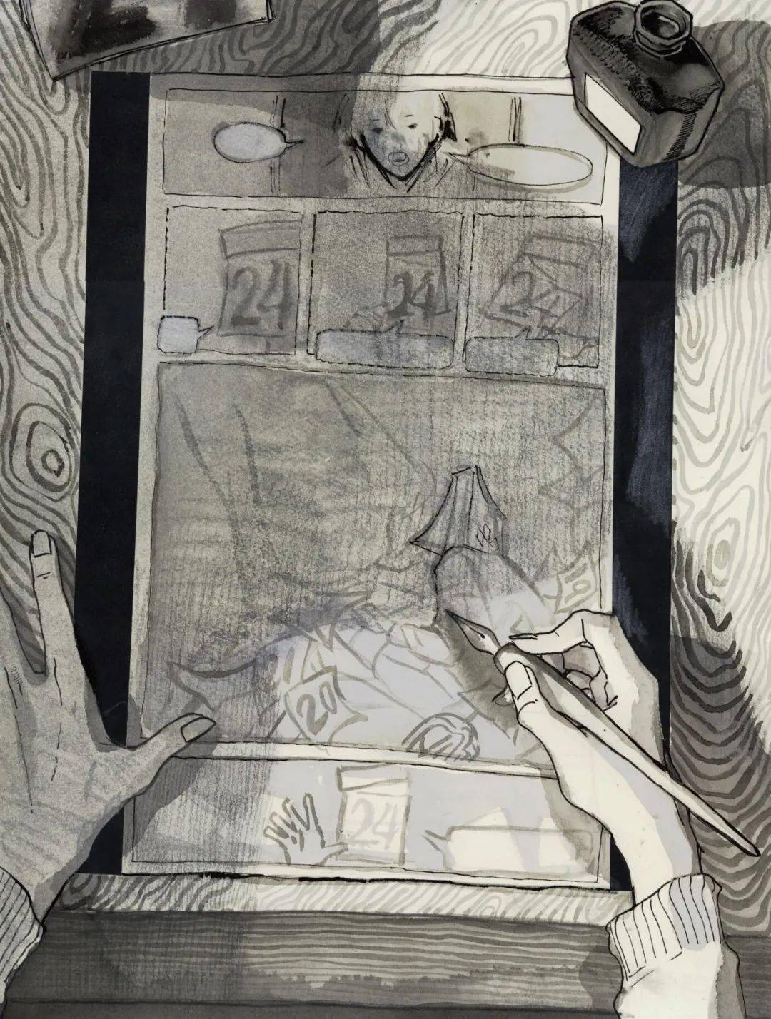 风流艳骨,氛围感赢了!00后少女手绘《红楼梦》火出圈