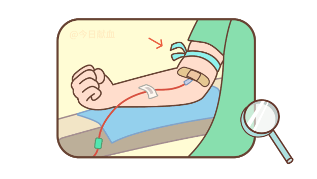 压脉带的绑法图解图片