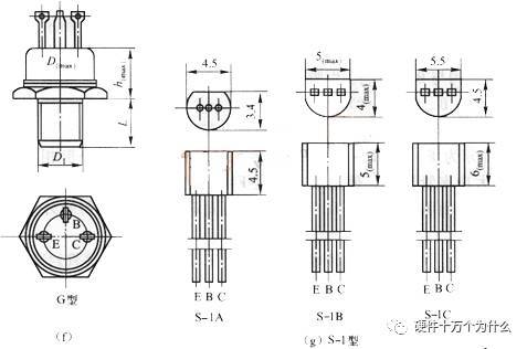 引脚排列:管底面对自己,由管键起,按顺时针