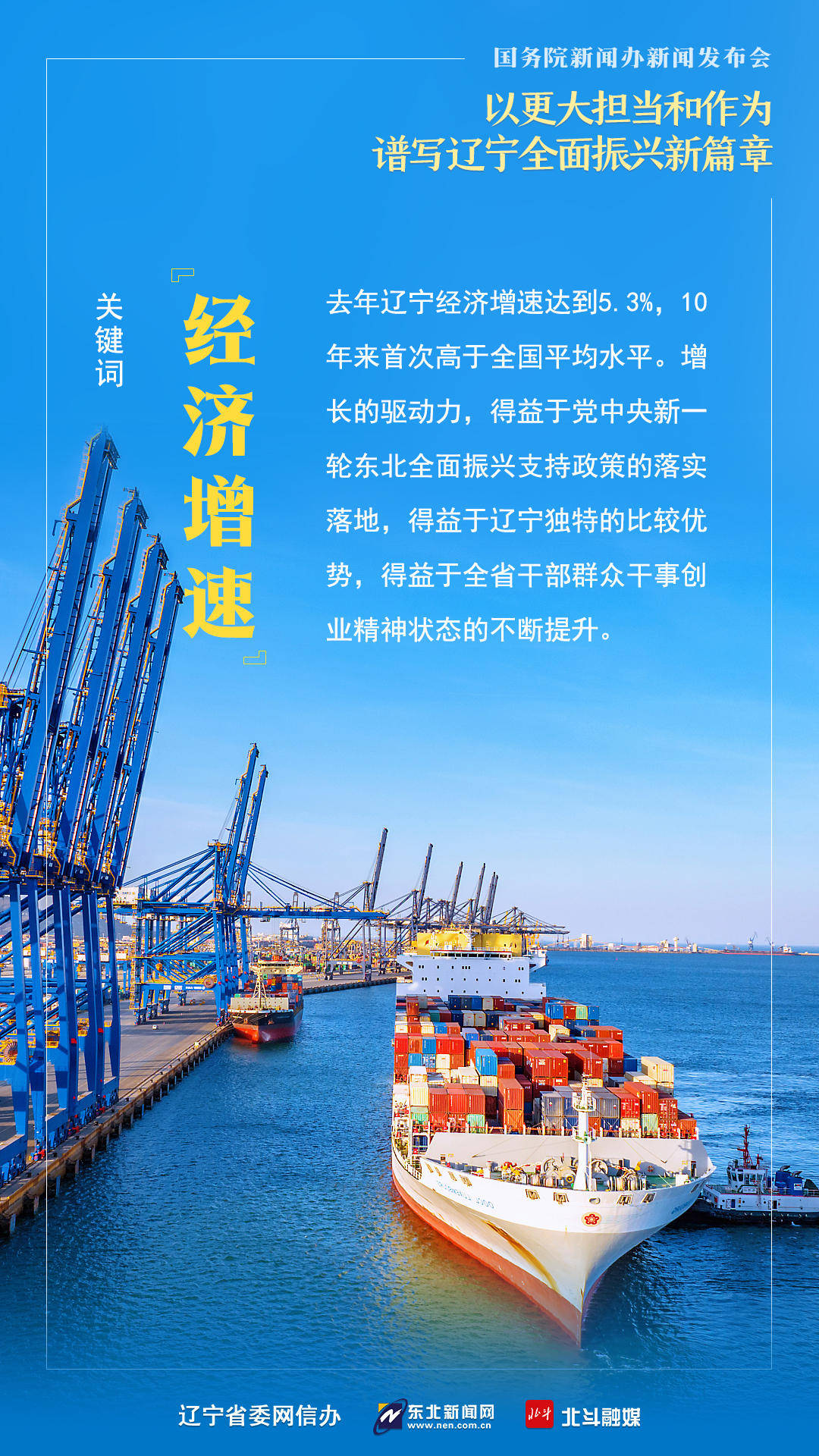 海报丨国务院新闻办发布会聚焦高质量发展,辽宁连答11问