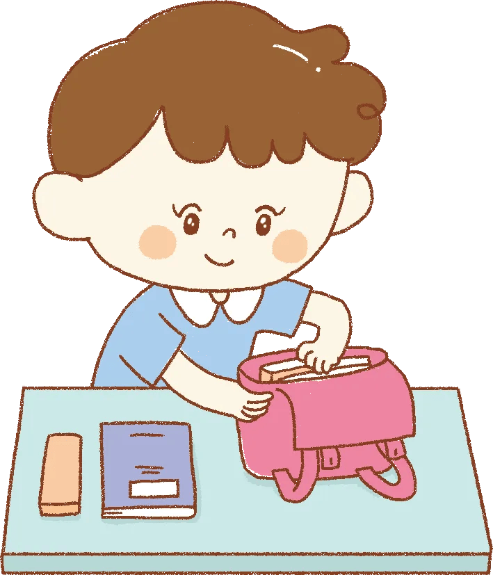 书包◆把要洗和要穿的衣服整理好孩子准备上小学时,爸妈们应当放手让