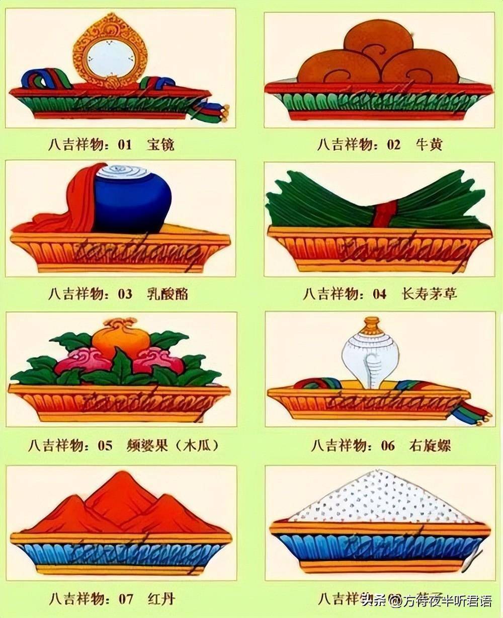 藏传佛教八塔顺序图片