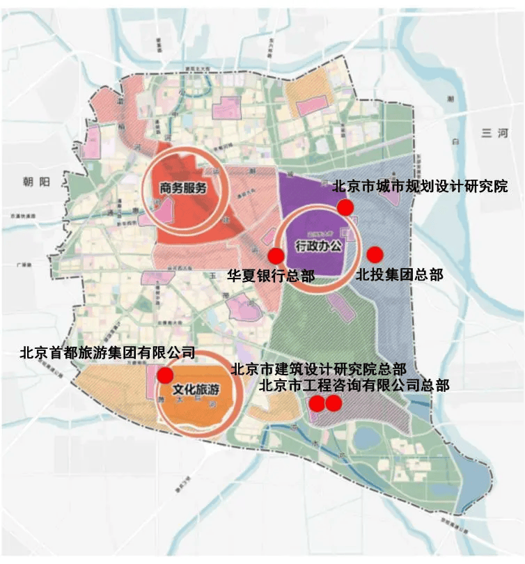 通州运河核心区规划图图片