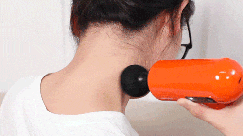 球型头:这个按摩头比较百搭,适用于身体各大肌肉群,长时间走路腿酸脚