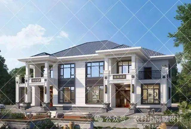 18套年度爆款二层新中式双拼别墅,超美腻的二层新中式风格兄弟双拼