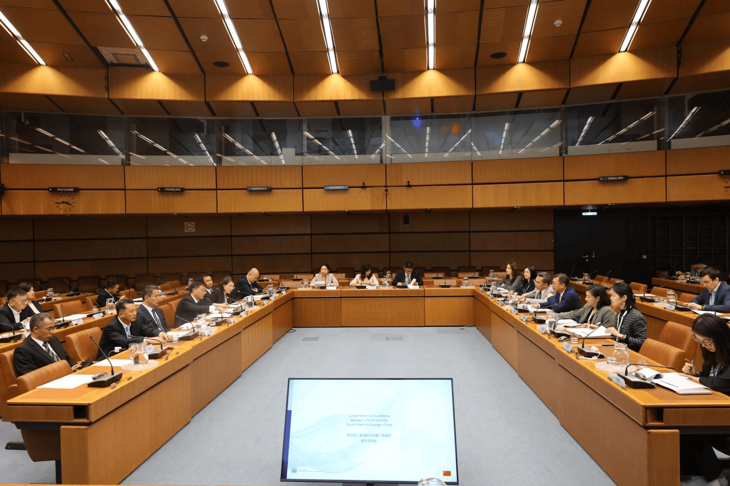 联合国中文日活动并与联合国工发组织举行会谈_合作_双方_苗庆旺