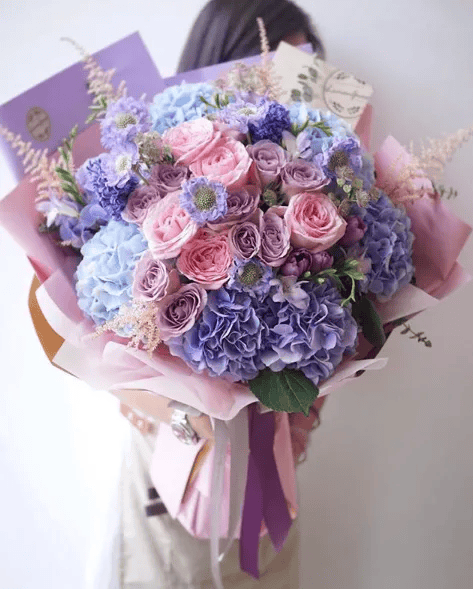 ins超美绣球花束!惊艳!