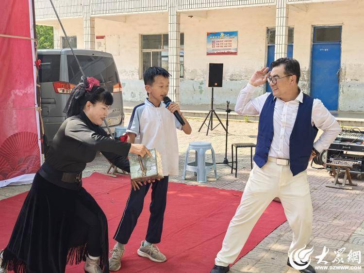 鱼台县清河镇开展传统文化科普进校园活动_戏曲_山东_传承