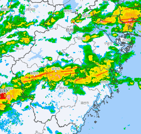 局地短时强降雨!台州发布灾害性天气防范提醒