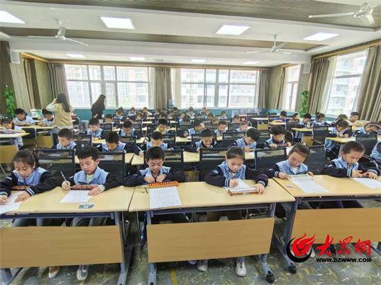 潍坊市奎文区胜利东小学成功举办第32届海峡两岸珠心算通信比赛