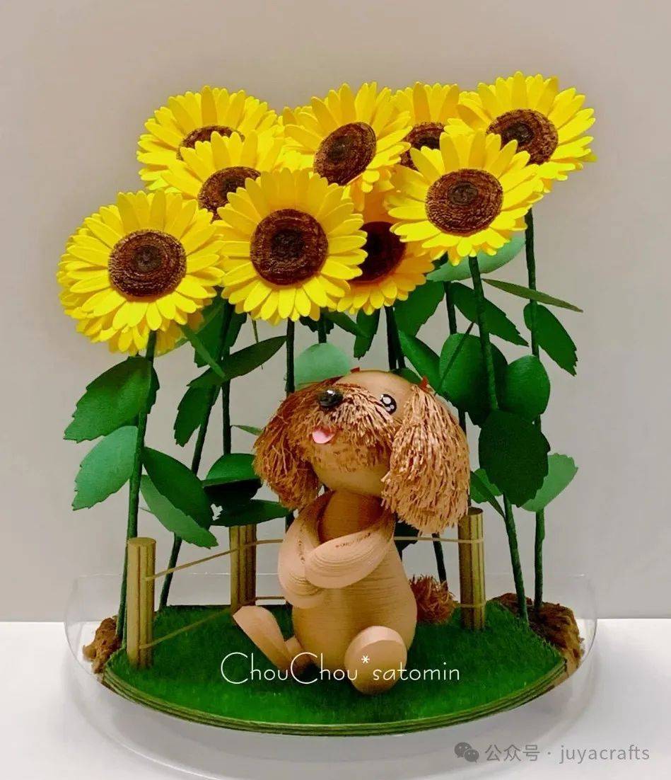 【大师作品】日本衍纸艺术家satomin立体作品欣赏4