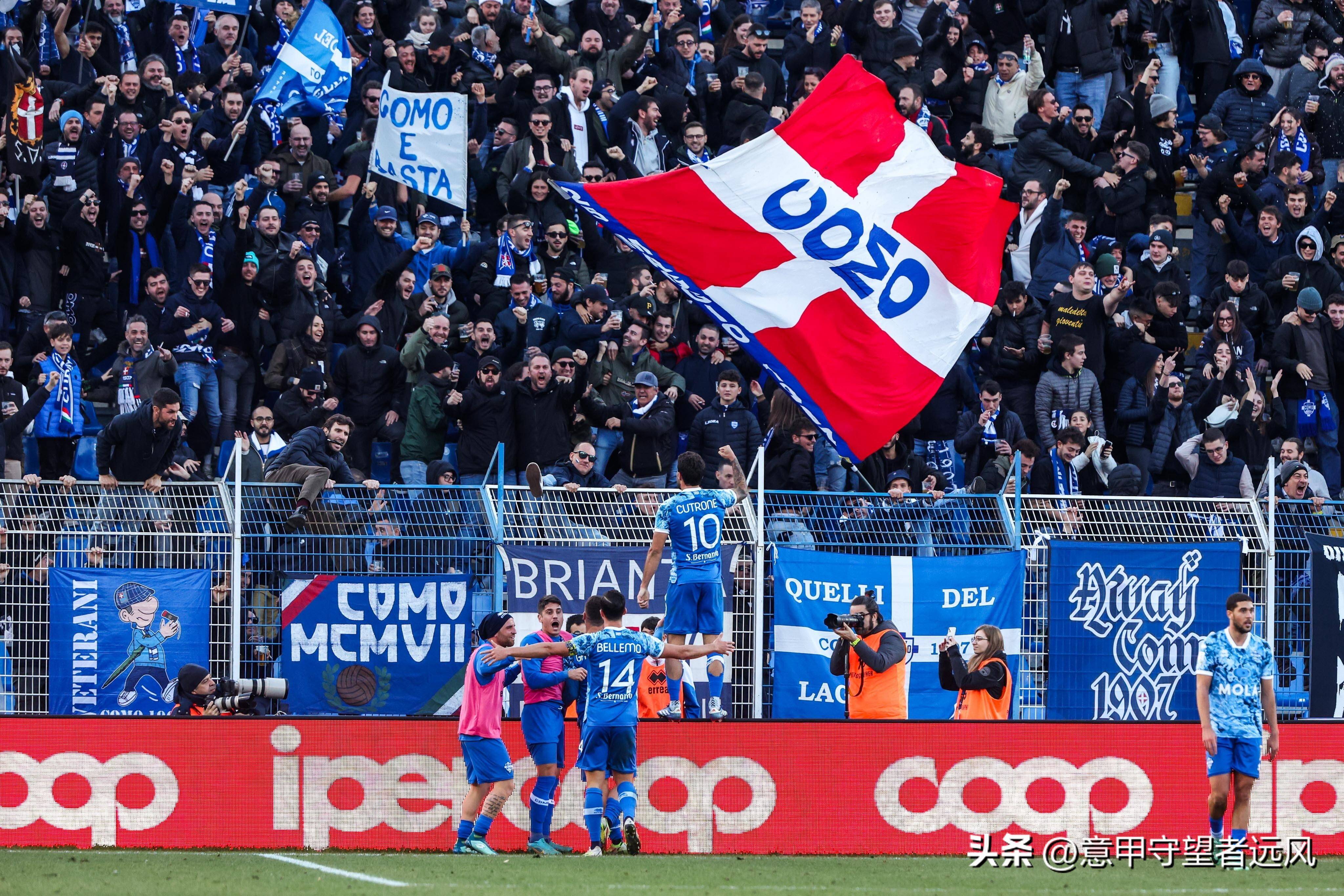 科莫时隔21年重返意甲 巴里暴跌15位不幸降级_联赛_布雷西亚_附加赛