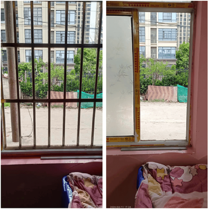 幼儿园,校外培训机构等场所开展排查,全面排查整治防盗网(窗),铁栅栏