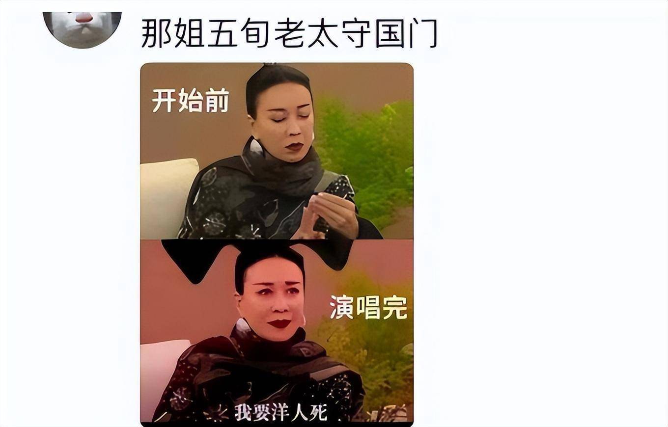 笑不活了,《歌手2024》那英成梗王,网友:50岁老妪守城门!