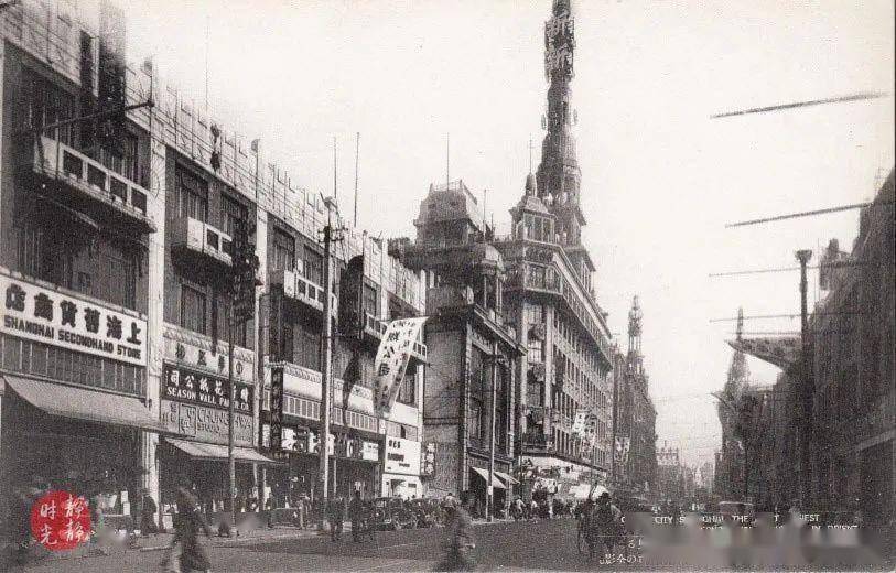 老照片:30年代的上海,带你看日本人镜头下的老上海
