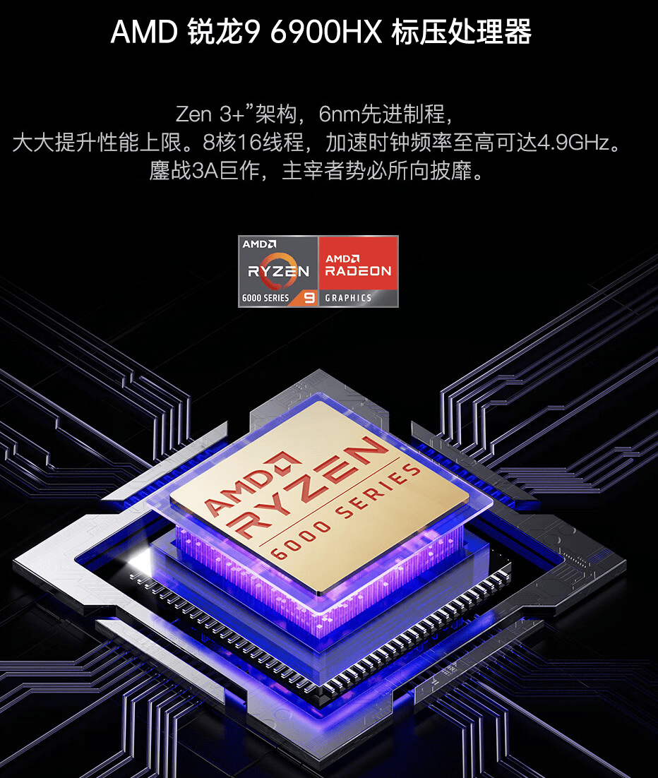 天钡游刃 x 迷你主机上架:r9 6900hx   双 2.5g,准系统 3299 元