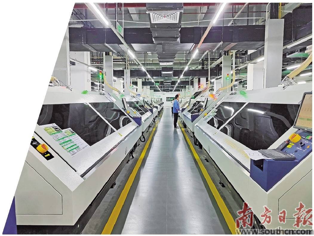 生益电子股份有限公司的生产车间.