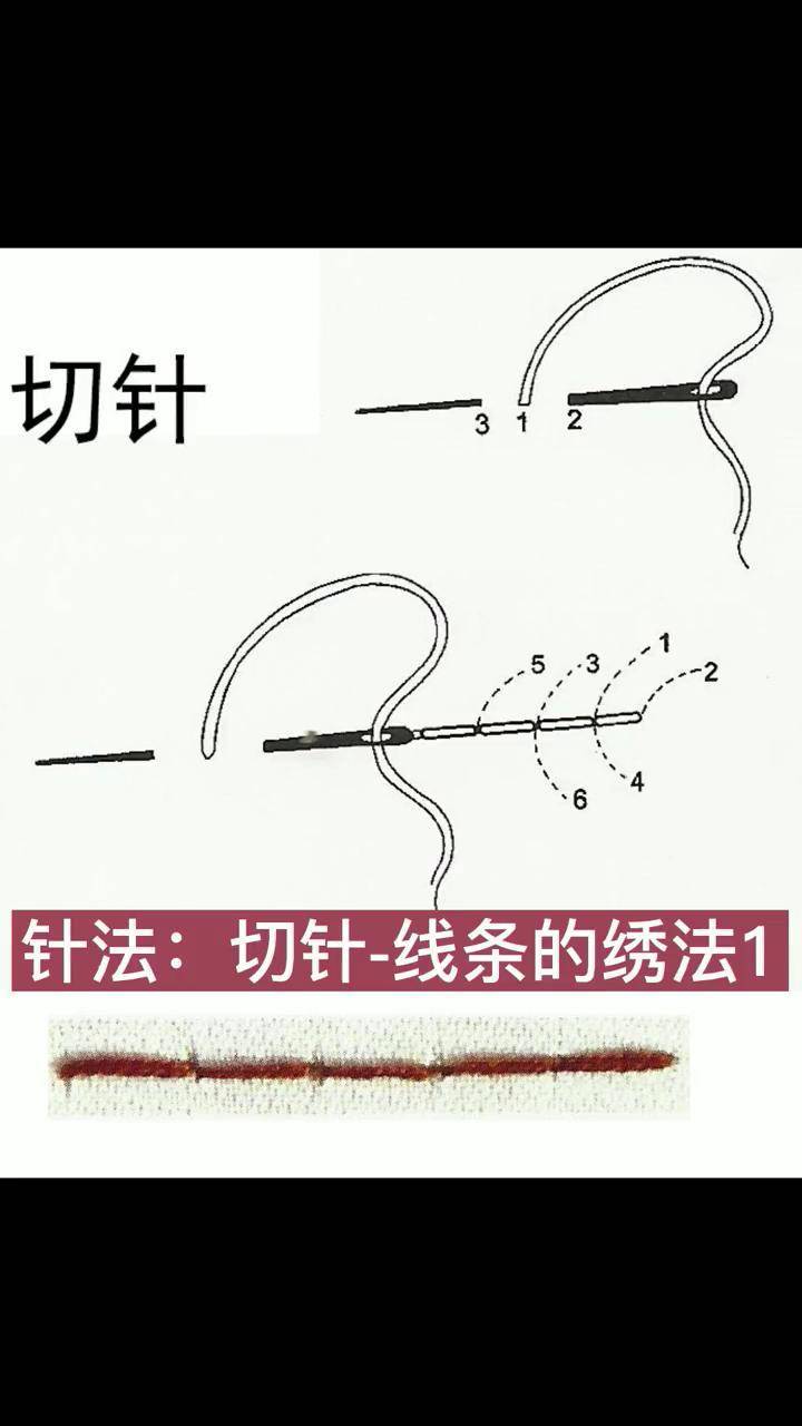 苏绣教程初级入门针法图片