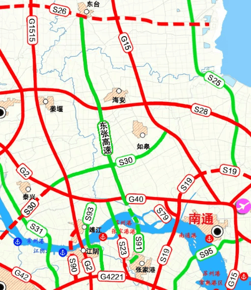 通定高速路线图图片