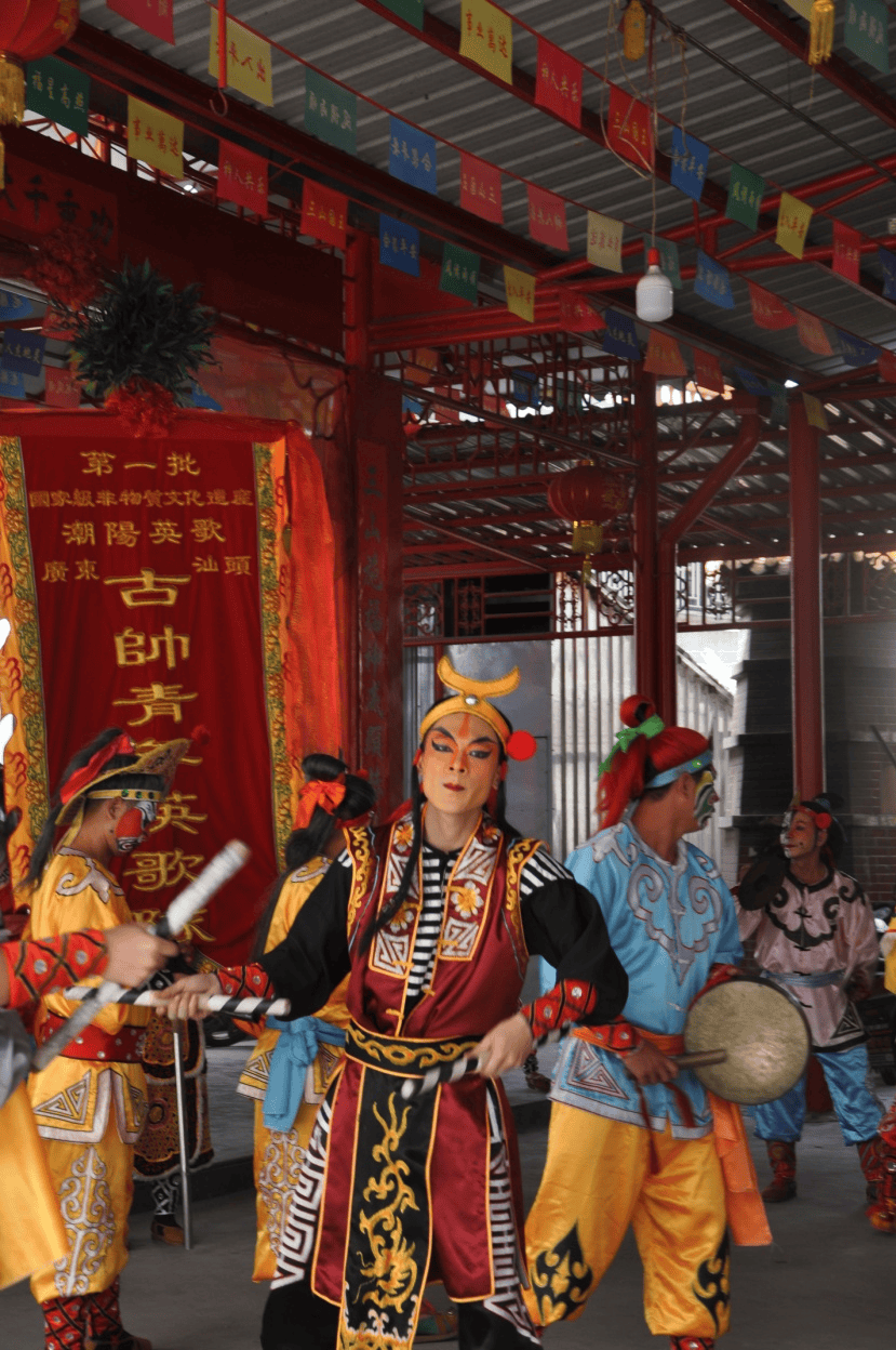 潮阳这只英歌队被采访了!_汕头_传统_文化