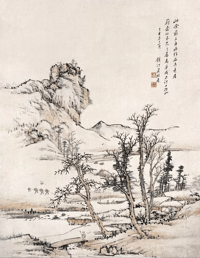 启功之师:吴镜汀山水画赏析